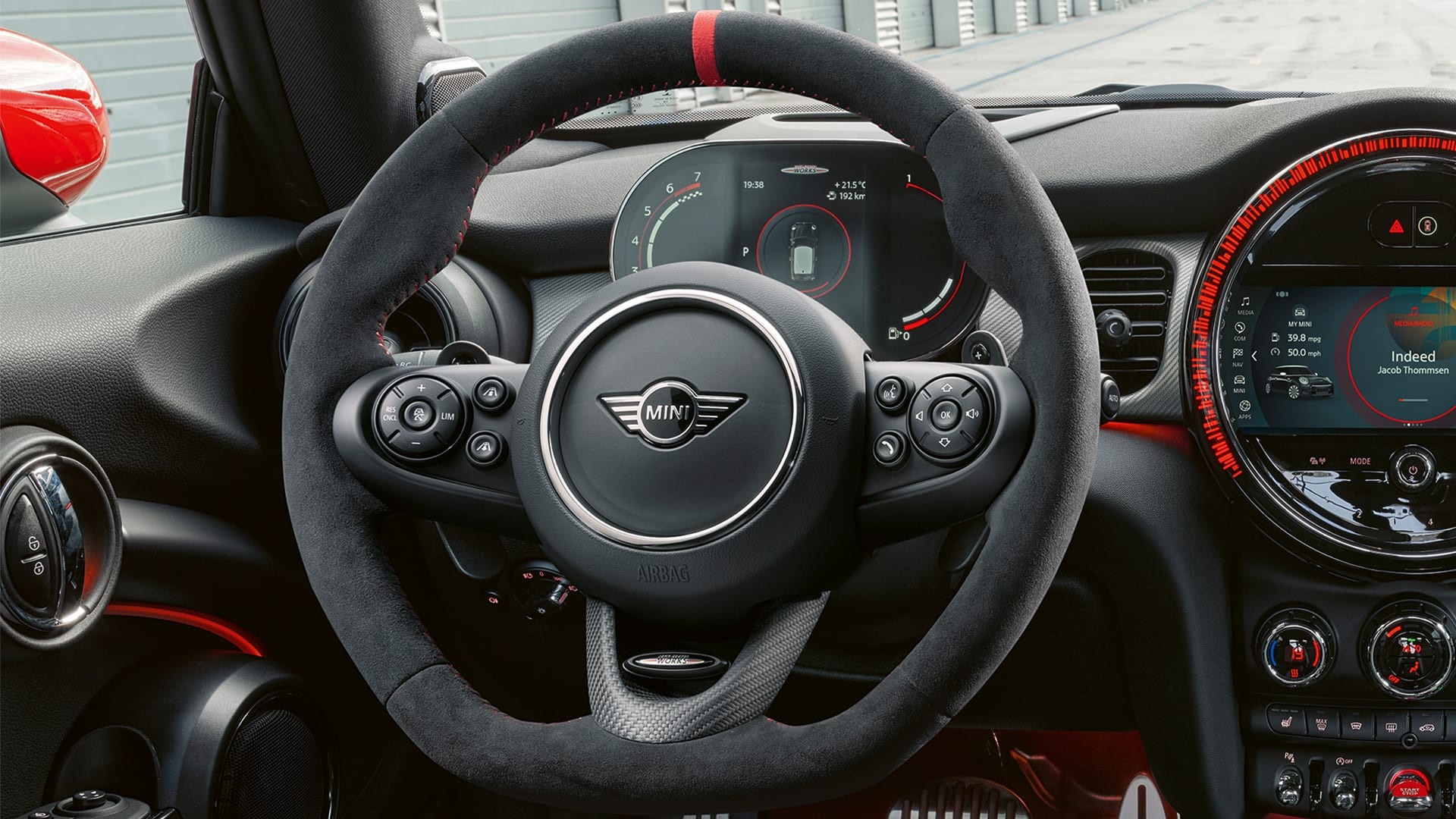 MINI John Cooper Works - Руль - Алькантара / Карбон